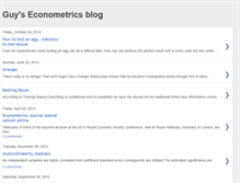 Tablet Screenshot of econometricsstuff.blogspot.com