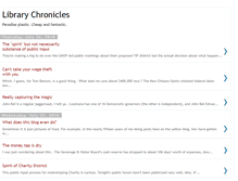 Tablet Screenshot of librarychronicles.blogspot.com