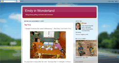 Desktop Screenshot of emily-in-wonderland.blogspot.com