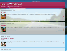 Tablet Screenshot of emily-in-wonderland.blogspot.com
