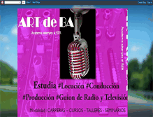 Tablet Screenshot of academiaderadioytvdebuenosaires.blogspot.com