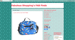 Desktop Screenshot of fabulousshopping.blogspot.com