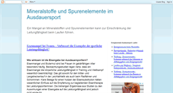 Desktop Screenshot of mineralstoffe-ausdauersport.blogspot.com