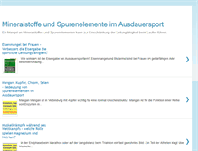 Tablet Screenshot of mineralstoffe-ausdauersport.blogspot.com