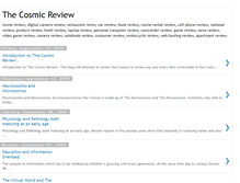 Tablet Screenshot of cosmicreview.blogspot.com