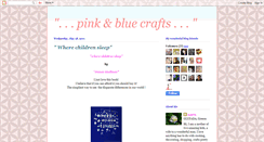 Desktop Screenshot of pinkandbluecrafts.blogspot.com