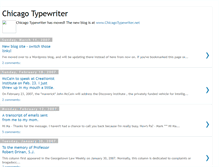 Tablet Screenshot of chicago-typewriter.blogspot.com