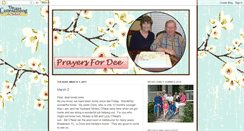 Desktop Screenshot of prayersfordee.blogspot.com