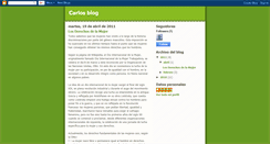 Desktop Screenshot of carlosblogcarlosblog.blogspot.com