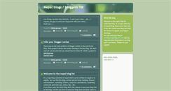 Desktop Screenshot of nepalbloglist.blogspot.com