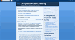 Desktop Screenshot of chiropracticstudentloans.blogspot.com