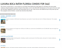 Tablet Screenshot of luxuriabocaratoncondosforsale.blogspot.com