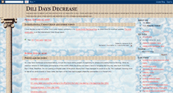 Desktop Screenshot of dilidaysdecrease.blogspot.com