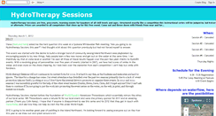 Desktop Screenshot of hydrotherapysessions.blogspot.com