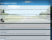 Tablet Screenshot of anorganiccowboy.blogspot.com