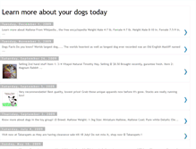 Tablet Screenshot of moreaboutyourdogs.blogspot.com