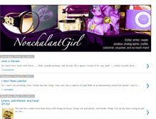 Tablet Screenshot of nonchalantgirl.blogspot.com