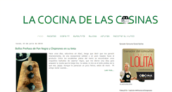 Desktop Screenshot of lacocinadelascasinas.blogspot.com