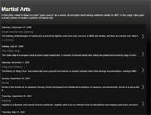 Tablet Screenshot of martialartsonline.blogspot.com