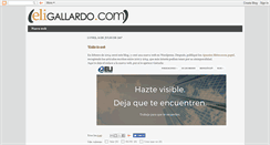 Desktop Screenshot of eligallardo.blogspot.com