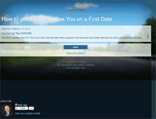 Tablet Screenshot of firstdatingtips.blogspot.com