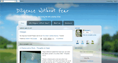 Desktop Screenshot of diligencewithoutfear.blogspot.com