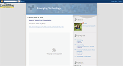 Desktop Screenshot of emilydeatonstechnologyresources.blogspot.com