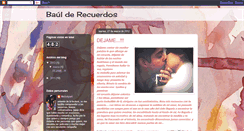 Desktop Screenshot of melo-baulderecuerdos.blogspot.com