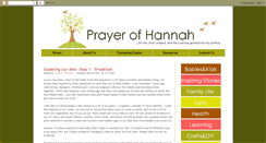 Desktop Screenshot of prayerofhannah.blogspot.com