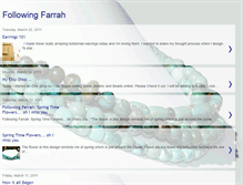 Tablet Screenshot of followingfarrah.blogspot.com