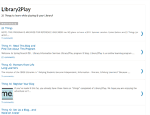 Tablet Screenshot of library2play.blogspot.com