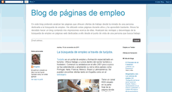Desktop Screenshot of blogdepaginasdeempleo.blogspot.com