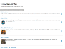 Tablet Screenshot of fceianodocentes.blogspot.com