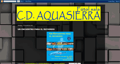 Desktop Screenshot of cdaquasierrafs.blogspot.com