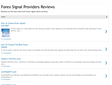 Tablet Screenshot of forexsignalprovidersreviews.blogspot.com
