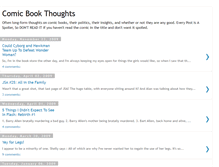 Tablet Screenshot of comicbookthoughts.blogspot.com