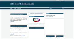 Desktop Screenshot of info-mesothelioma-online.blogspot.com