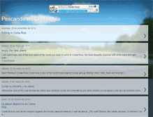 Tablet Screenshot of pescandoencostarica.blogspot.com