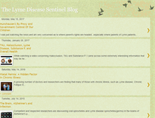 Tablet Screenshot of lymesentinel.blogspot.com