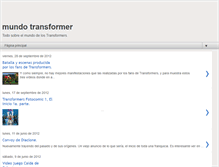 Tablet Screenshot of mundotransformable.blogspot.com