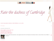 Tablet Screenshot of katetheduchessofcambridge.blogspot.com