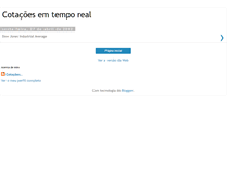 Tablet Screenshot of cotacoesemtemporeal.blogspot.com