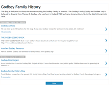 Tablet Screenshot of godbeyfamilyhistory.blogspot.com