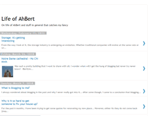 Tablet Screenshot of ahbert-life.blogspot.com