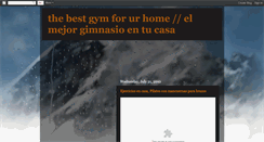 Desktop Screenshot of gymforyourhouse.blogspot.com