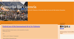 Desktop Screenshot of concordiasinviolencia.blogspot.com