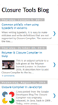 Mobile Screenshot of closuretools.blogspot.com