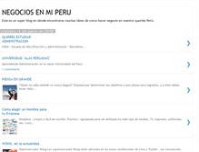 Tablet Screenshot of minegociopeu.blogspot.com