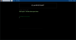 Desktop Screenshot of clairvoyantportal.blogspot.com
