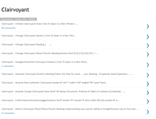 Tablet Screenshot of clairvoyantportal.blogspot.com